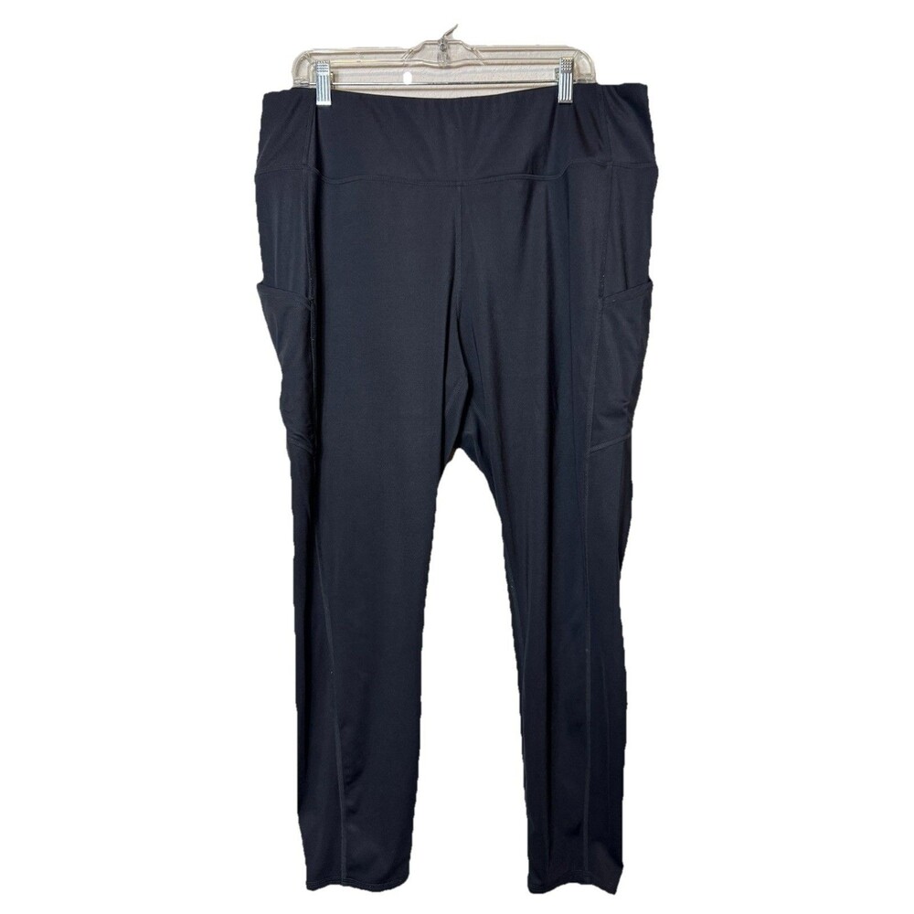 Torrid Active Plus Size Women’s Activewear Pants 3X Black Leggings With Pockets